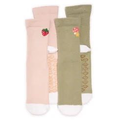 Women's 2 Pack Cozy Crew Compression with Gripper