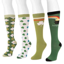 Women's 4 Pack Knee High Sock
