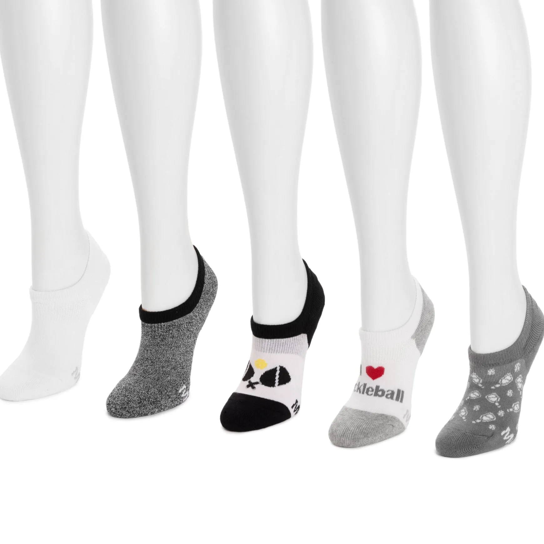 Women's 5 Pack Pickleball No Show Socks
