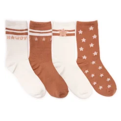 Women's 4 Pack Poly Howdy Crew Socks