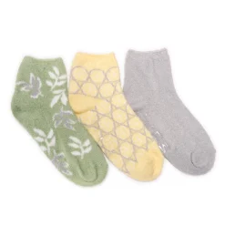 Women's 3 Pack Vitamin E Infused Crew Socks