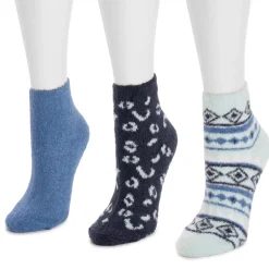 Women's 3 Pack Vitamin E Infused Crew Socks