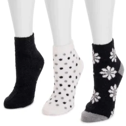 Women's 3 Pack Vitamin E Infused Crew Socks