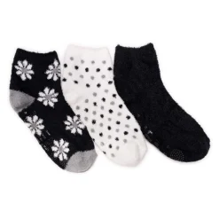 Women's 3 Pack Vitamin E Infused Crew Socks