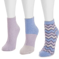 Women's 3 Pack Vitamin E Infused Crew Socks