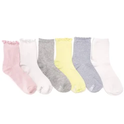 Women's 6 Pack Whisper Soft Crew Socks