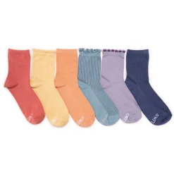 Women's 6 Pack Whisper Soft Crew Socks