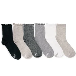 Women's 6 Pack Whisper Soft Crew Socks