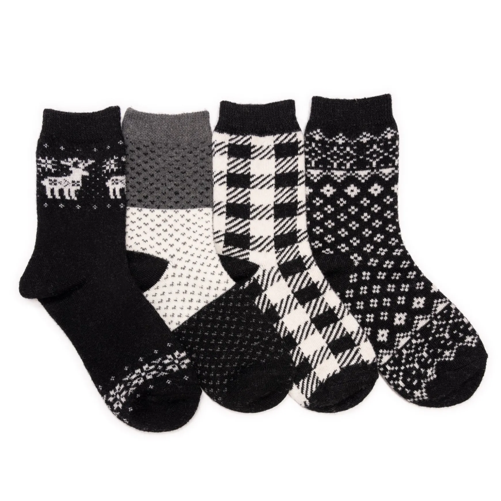 Women's 4 Pair Pack Holiday Boot Socks