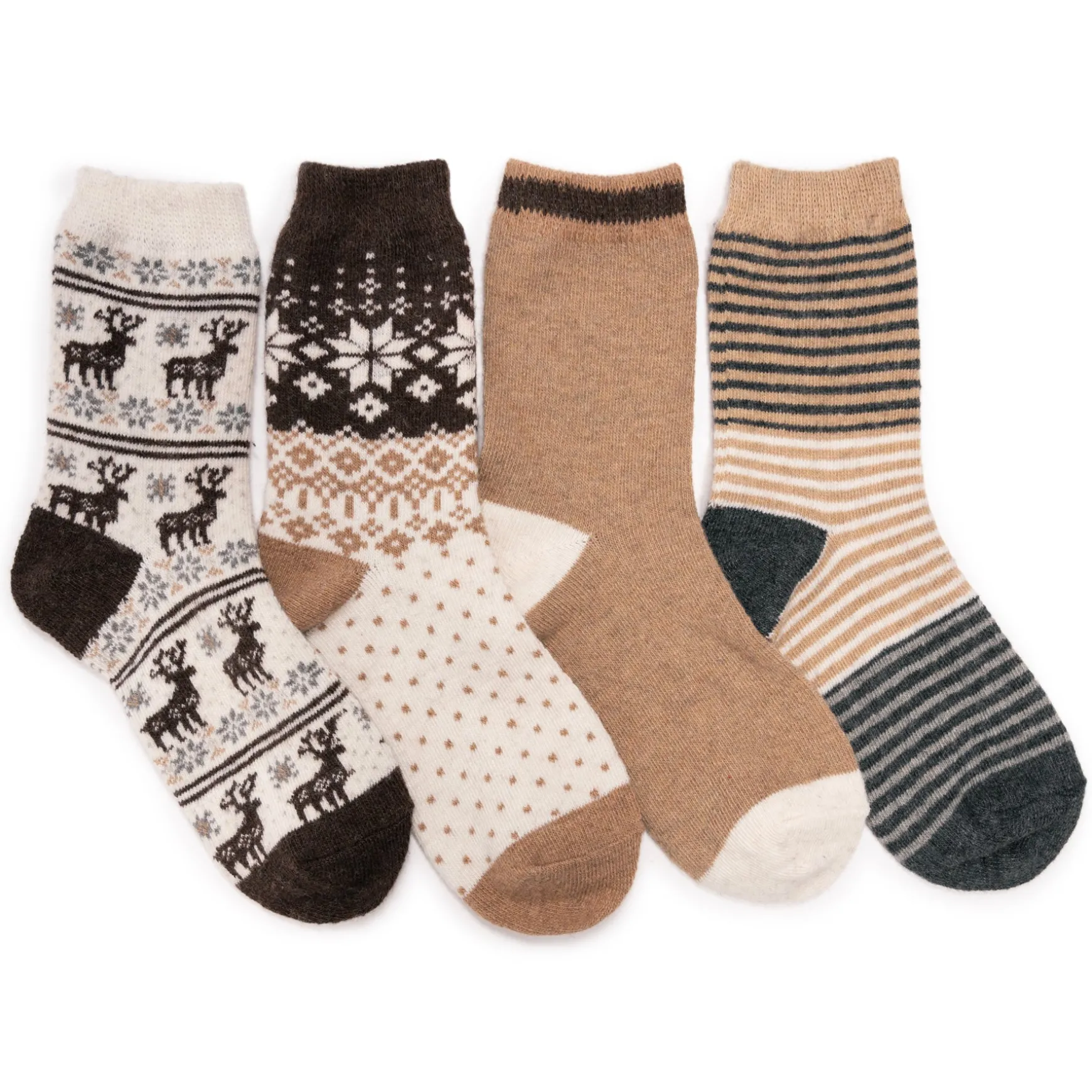 Women's 4 Pair Pack Holiday Boot Socks