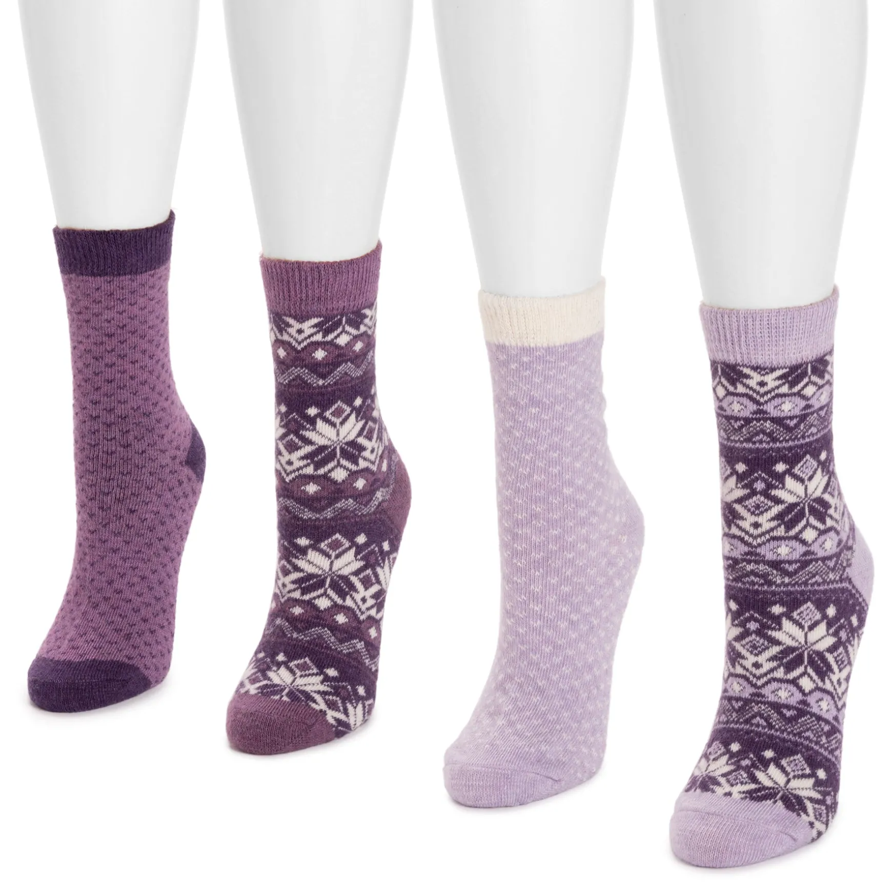 Women's 4 Pair Pack Holiday Boot Socks