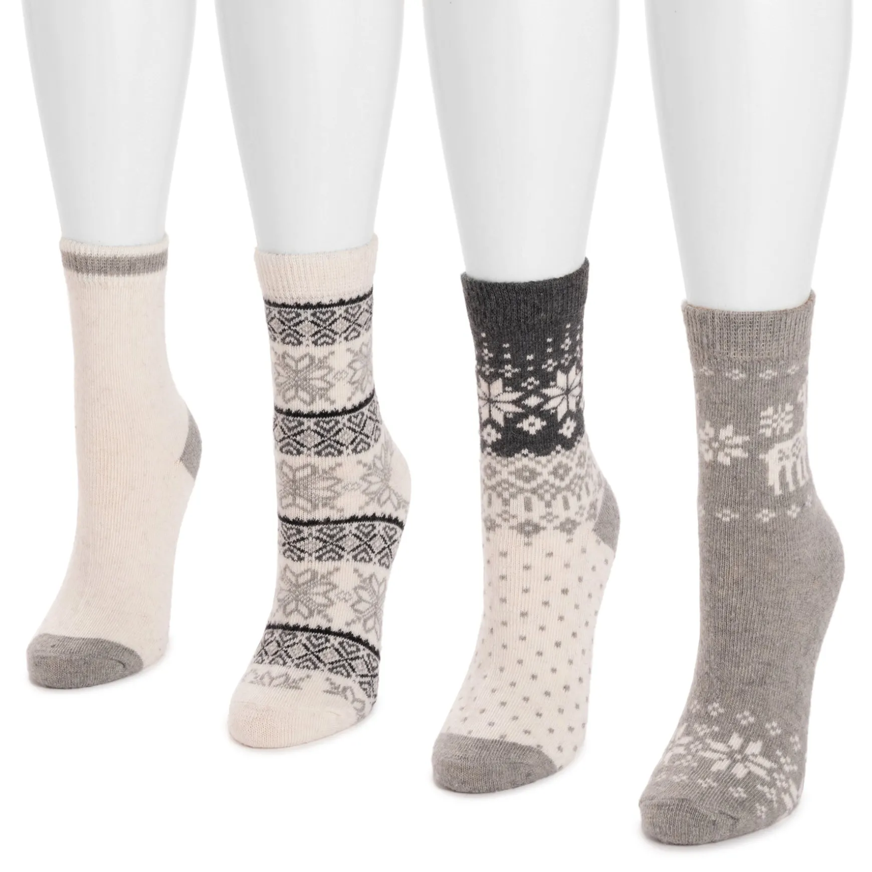 Women's 4 Pair Pack Holiday Boot Socks