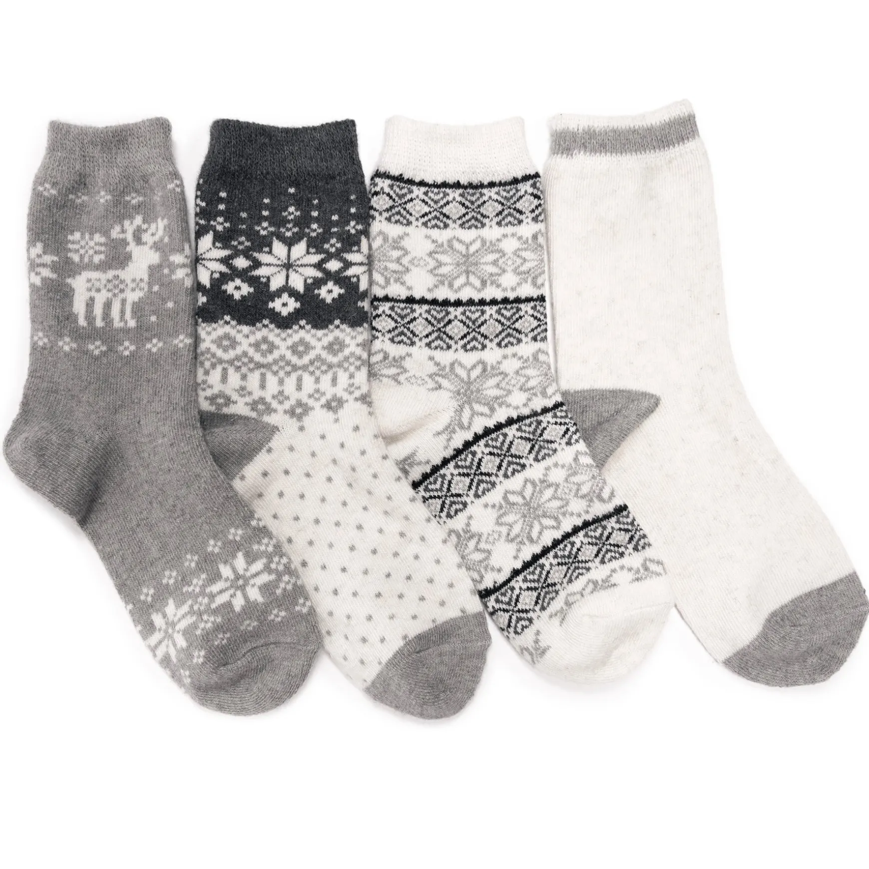 Women's 4 Pair Pack Holiday Boot Socks