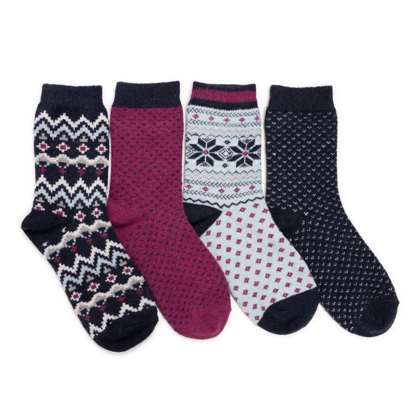 Women's 4 Pair Pack Holiday Boot Socks