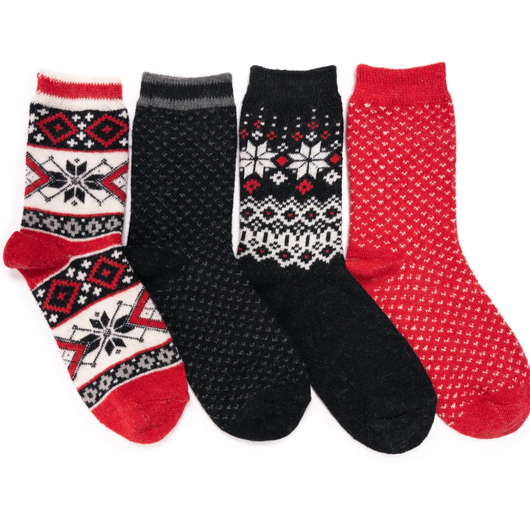 Women's 4 Pair Pack Holiday Boot Socks