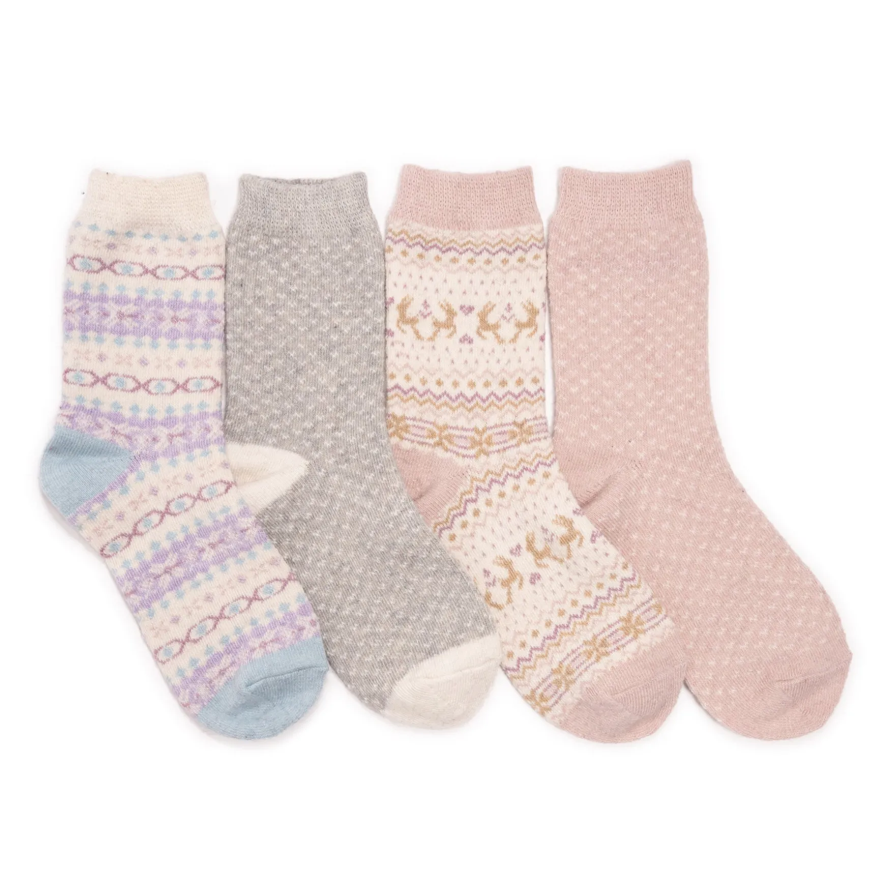 Women's 4 Pair Pack Holiday Boot Socks