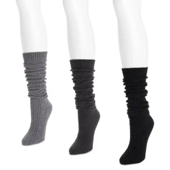 Women's 3 Pair Pack Knee High Socks