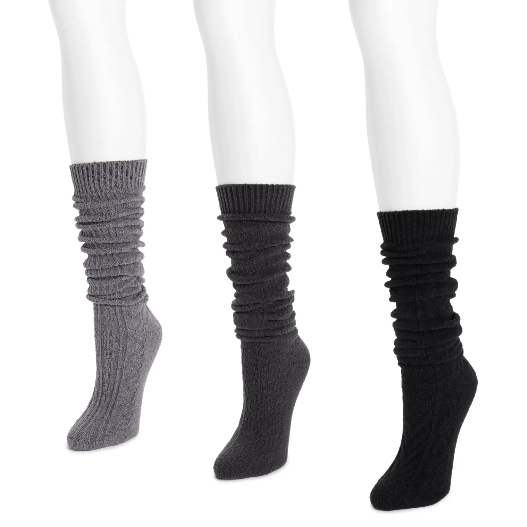 Women's 3 Pair Pack Knee High Socks