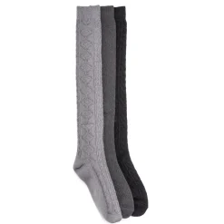 Women's 3 Pair Pack Knee High Socks
