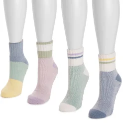 Women's 4 Pair Pack Lounge Socks