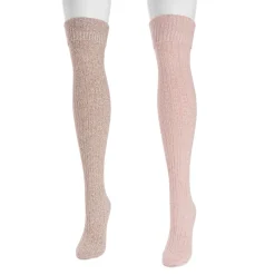 Women's 2 Pair Pack Marl Over the Knee Socks