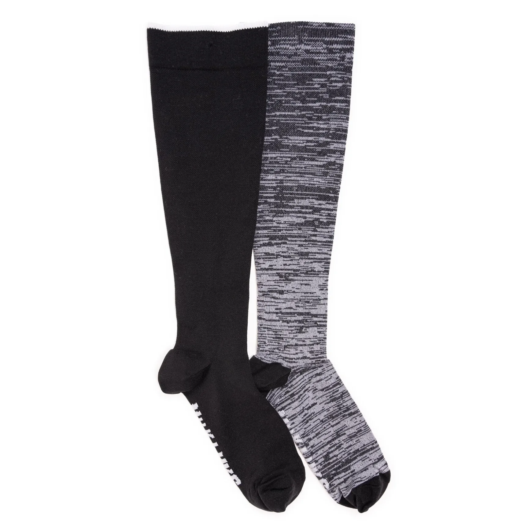 Women's 2 Pair Pack Nylon Compression Knee High Socks