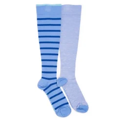 Women's 2 Pair Pack Nylon Compression Knee High Socks