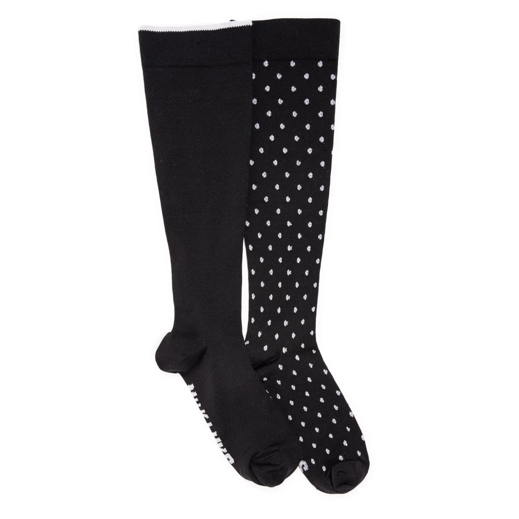 Women's 2 Pair Pack Nylon Compression Knee High Socks