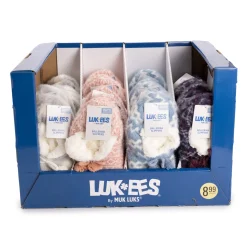 Women's Ballerina Slipper 24 Piece with Cardboard Display