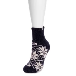 Women's Chenille Cabin Sock and Headband Set