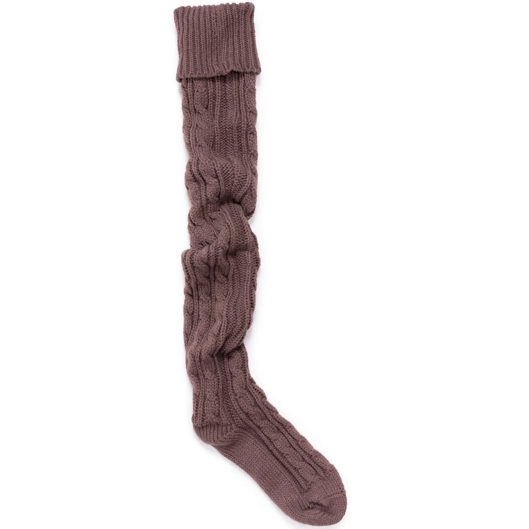 Women's Chunky Cable Knit Over the Knee Socks