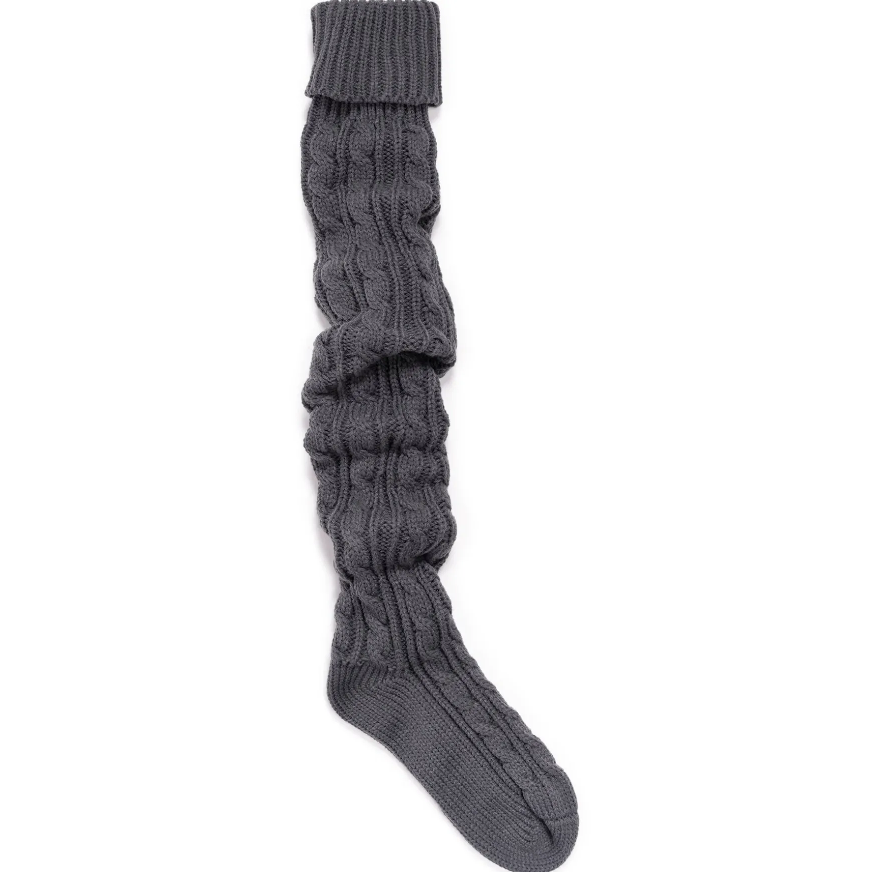 Women's Chunky Cable Knit Over the Knee Socks