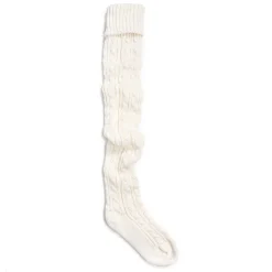 Women's Chunky Cable Knit Over the Knee Socks