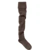 Women's Chunky Lattice-Cable Over the Knee Socks