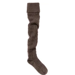 Women's Chunky Lattice-Cable Over the Knee Socks