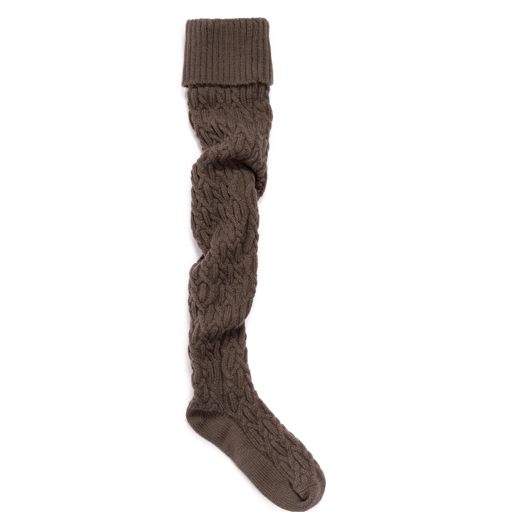 Women's Chunky Lattice-Cable Over the Knee Socks