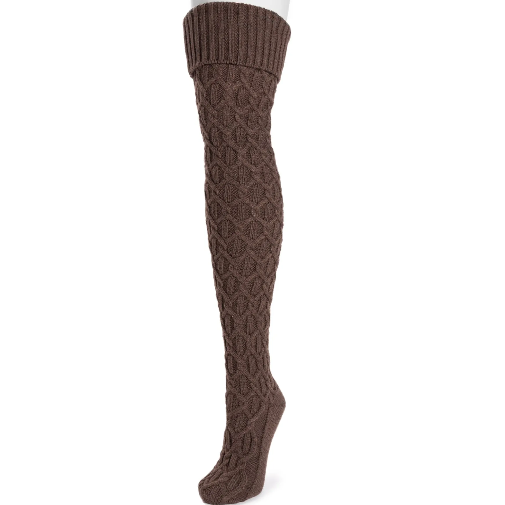 Women's Chunky Lattice-Cable Over the Knee Socks
