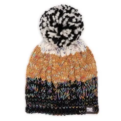 Women's Colorblock Stripe Cable Beanie