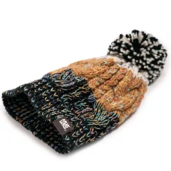 Women's Colorblock Stripe Cable Beanie