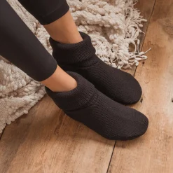Women's Cuffed Slipper Socks