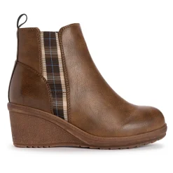 Women's England Oxford Wedge Booties