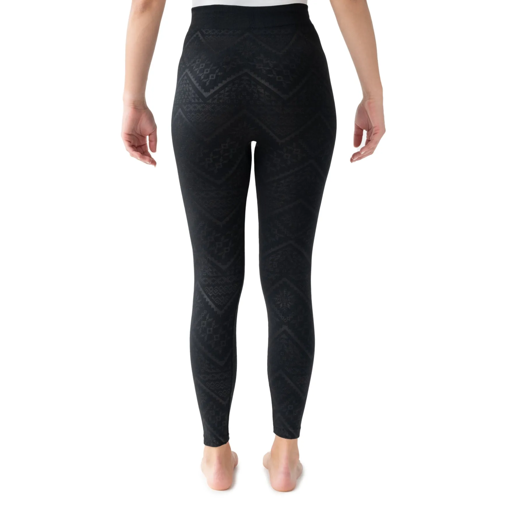 Women's Fleece Lined Embossed Leggings
