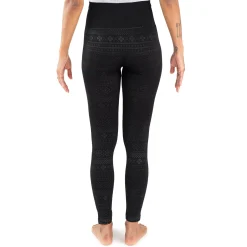 Women's Fleece Lined Leggings with Wide Waistband