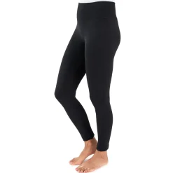 Women's Fleece Lined Leggings with Wide Waistband
