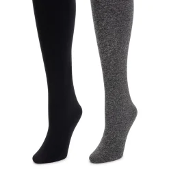 Women's Fleece Lined 2-Pair Pack Tights