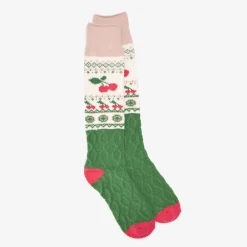 Women's Luxe Slouch Microfiber Fairisle Sock