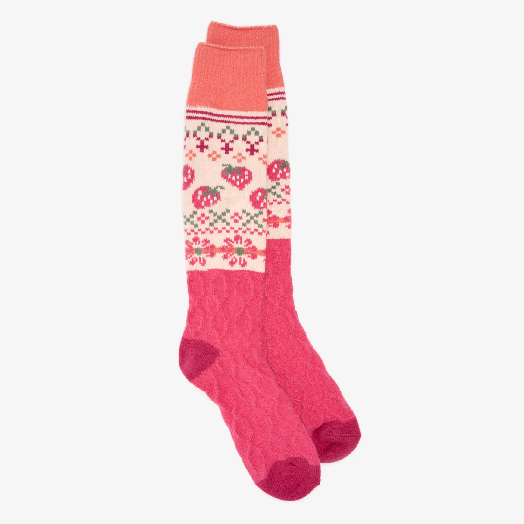 Women's Luxe Slouch Microfiber Fairisle Sock