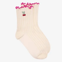 Women's Luxe Texture Embroidery Crew Sock