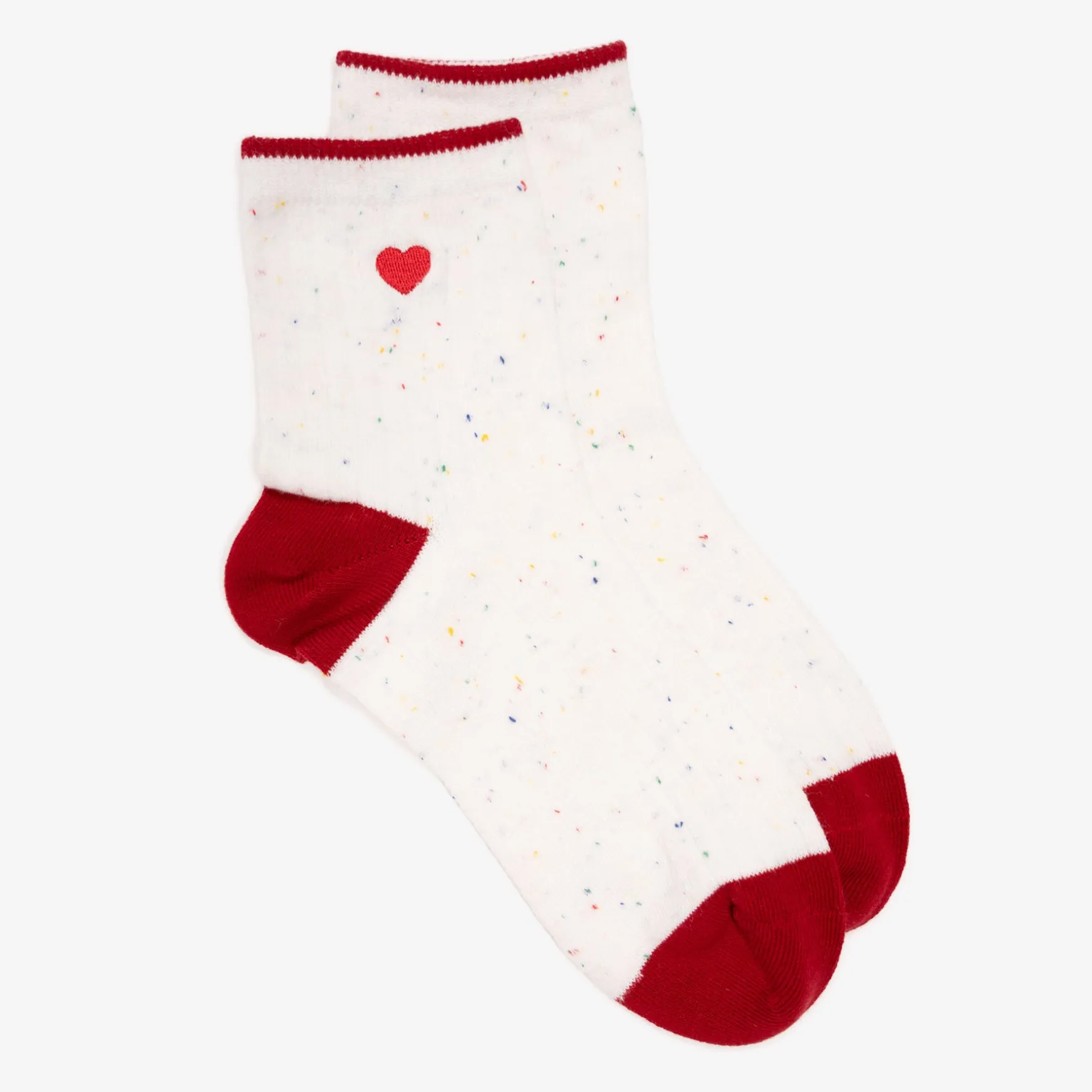 Women's Luxe Texture Embroidery Crew Sock