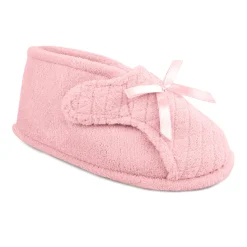 Women's Micro Chenille Adjustable Bootie Slippers